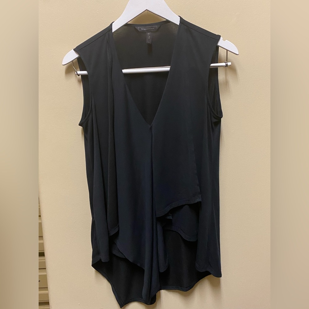 Black BCBG sleeveless top